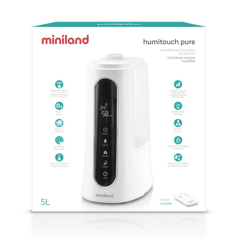 Miniland humitouch pure umidificatore a ozono