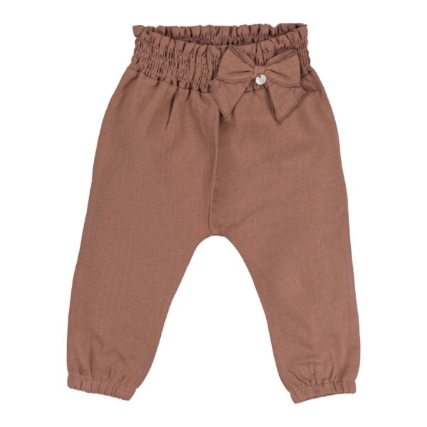 EMC pantalone lino con fiocco BZ7153
