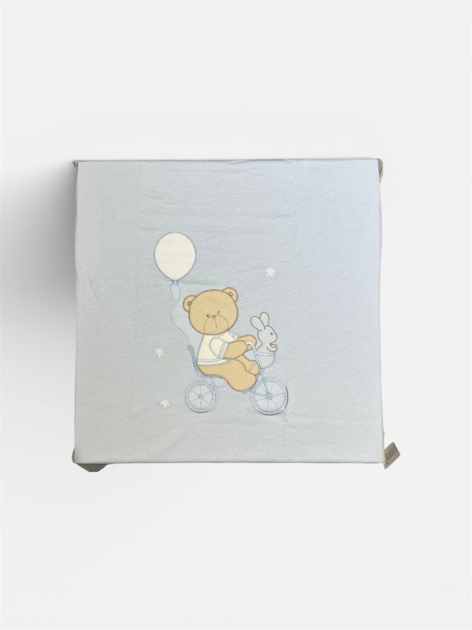 Set tutina 1m, copertina, lenzuolo, bavetta, cappellino, catenella - immagine 4