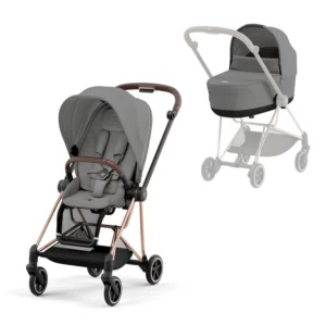 Cybex Mios passeggino e navicella mirage grey