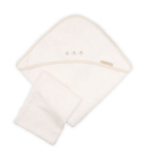 Bamboom asciugamano con manopola bees